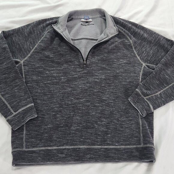 Tommy Bahama Men’s Quarter zip Reversible XL - Picture 1 of 5